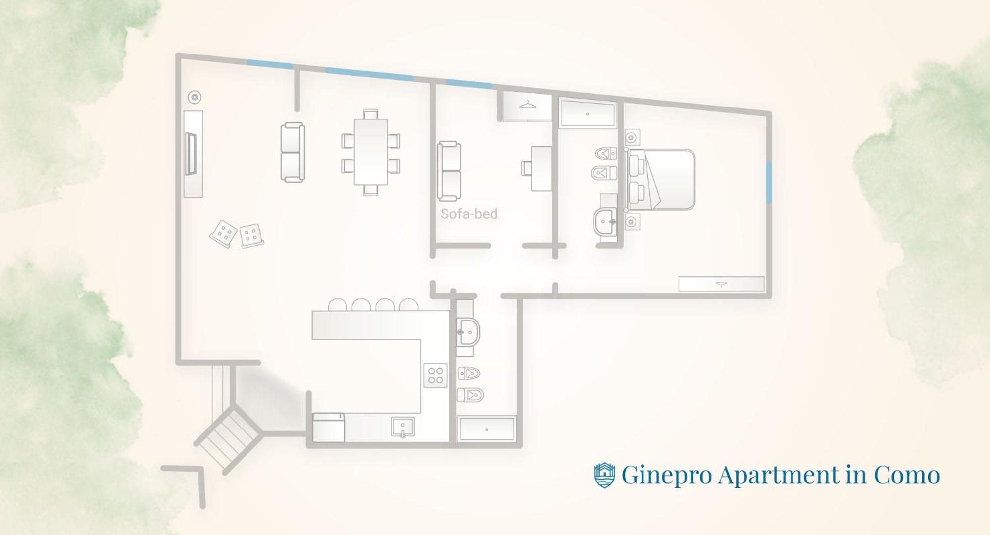 Ginepro & Salvia Apartments In Como By Rent All Комо Екстер'єр фото